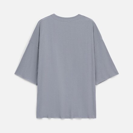 Футболка унисекс оверсайз T1, серая Футболка унисекс оверсайз T1, серая