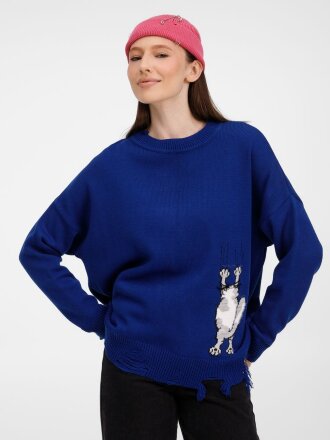 Джемпер Sharpick, темно-синий (кобальт) Джемпер Sharpick, темно-синий (кобальт)