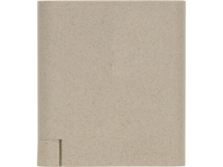 Настольный органайзер Cubic из пшеничного волокна с функцией беспроводной зарядки и выходами USB Настольный органайзер Cubic из пшеничного волокна с функцией беспроводной зарядки и выходами USB