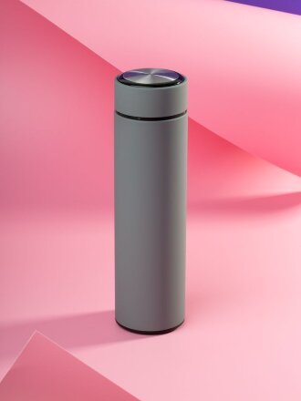 Термос с ситечком Percola, серый