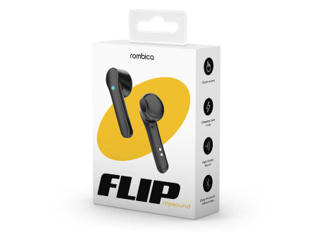 Беспроводные наушники Rombica Mysound Flip Black Беспроводные наушники Rombica Mysound Flip Black