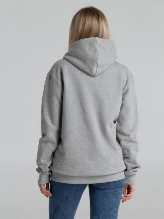 Толстовка на молнии с капюшоном Siverga Heavy 2.0, серый меланж Толстовка на молнии с капюшоном Siverga Heavy 2.0, серый меланж