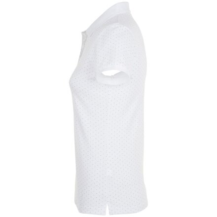 Рубашка поло женская Brandy Women, белая с темно-синим Рубашка поло женская Brandy Women, белая с темно-синим