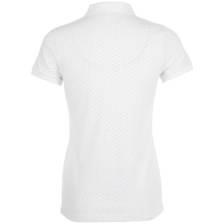 Рубашка поло женская Brandy Women, белая с темно-синим Рубашка поло женская Brandy Women, белая с темно-синим