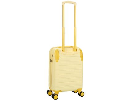 Чемодан TORBER В Отпуск, желтый, ABS-пластик, 36 х 22 х 55 см, 31 л, 2,4 кг Чемодан TORBER В Отпуск, желтый, ABS-пластик, 36 х 22 х 55 см, 31 л, 2,4 кг