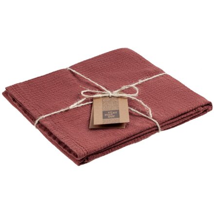 Набор полотенец Fine Line, красный Набор полотенец Fine Line, красный