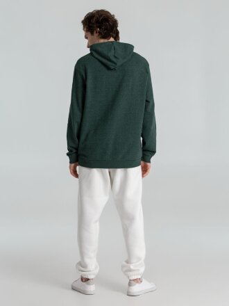 Толстовка с капюшоном унисекс Hoodie, темно-зеленый меланж Толстовка с капюшоном унисекс Hoodie, темно-зеленый меланж