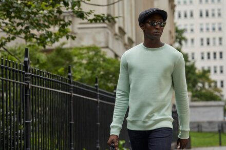 Свитшот унисекс King, светло-голубой Свитшот унисекс King, светло-голубой