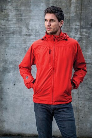 Ветровка мужская Stratus, черная Ветровка мужская Stratus, черная