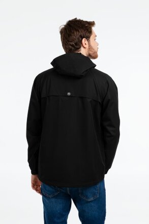 Ветровка мужская Stratus, черная Ветровка мужская Stratus, черная