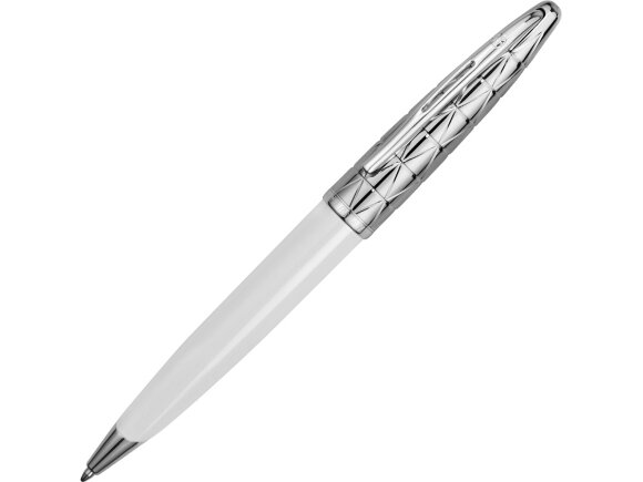Ручка шариковая Waterman модель Carene Contemporary White ST с нанесением логотипа