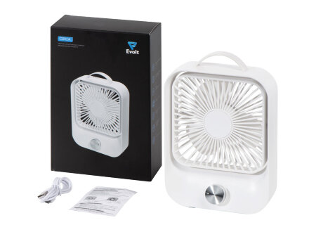 Настольный вентилятор с плавным регулированием скорости Circa, белый Настольный вентилятор с плавным регулированием скорости Circa, белый