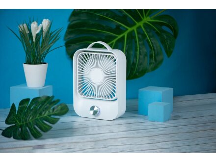 Настольный вентилятор с плавным регулированием скорости Circa, белый Настольный вентилятор с плавным регулированием скорости Circa, белый