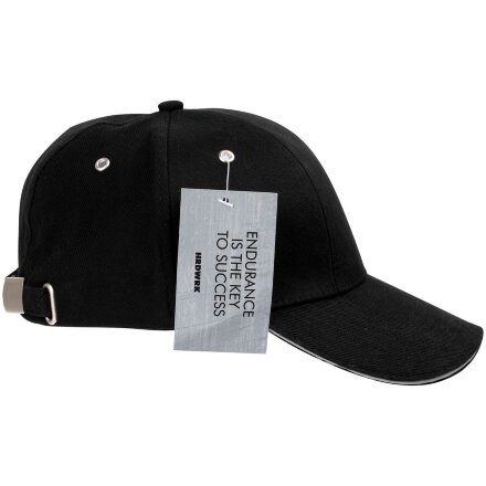 Бейсболка Hard Work Black со светоотражающим элементом Бейсболка Hard Work Black со светоотражающим элементом