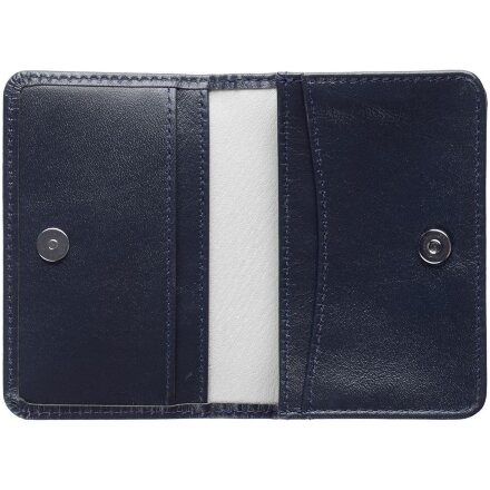 Футляр для карточек и визиток Signature, синий Футляр для карточек и визиток Signature, синий