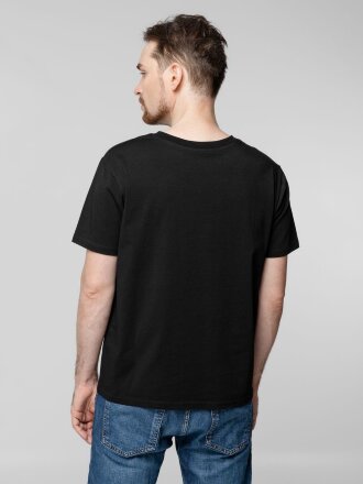 Футболка унисекс Tervu, черная Футболка унисекс Tervu, черная