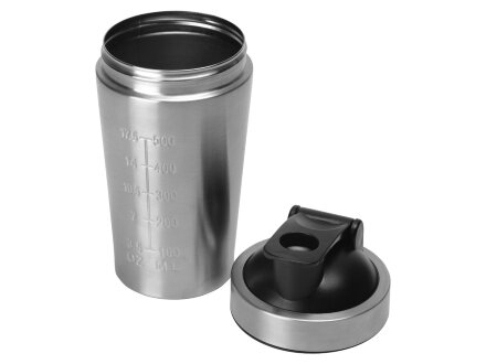 Спортивный шейкер из нержавеющей стали Top Up, 500 мл Спортивный шейкер из нержавеющей стали Top Up, 500 мл