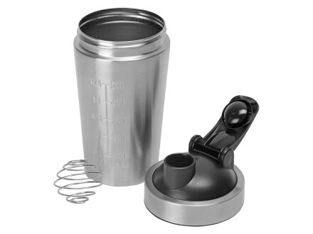 Спортивный шейкер из нержавеющей стали Top Up, 500 мл Спортивный шейкер из нержавеющей стали Top Up, 500 мл