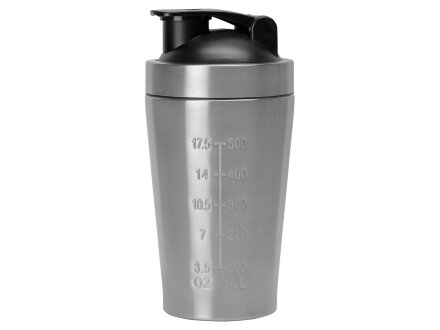 Спортивный шейкер из нержавеющей стали Top Up, 500 мл Спортивный шейкер из нержавеющей стали Top Up, 500 мл