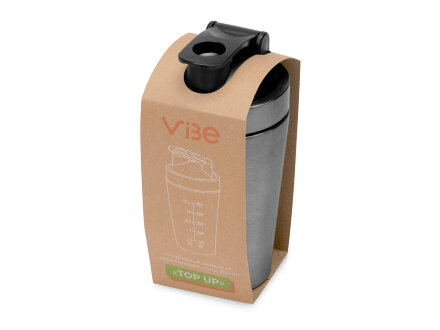 Спортивный шейкер из нержавеющей стали Top Up, 500 мл Спортивный шейкер из нержавеющей стали Top Up, 500 мл