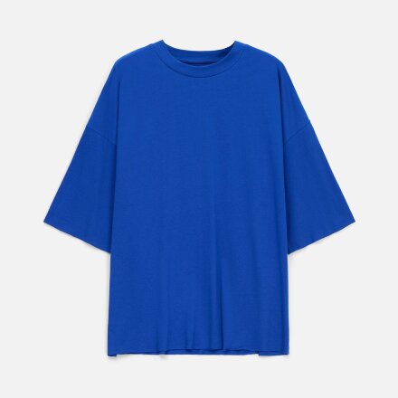 Футболка унисекс оверсайз T1, синяя Футболка унисекс оверсайз T1, синяя