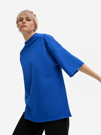 Футболка унисекс оверсайз T1, синяя