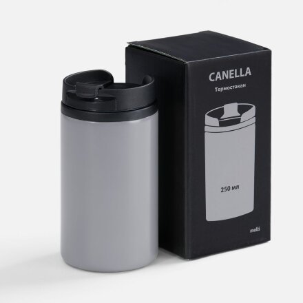 Термостакан Canella, серый матовый Термостакан Canella, серый матовый