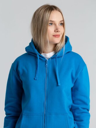 Толстовка на молнии с капюшоном Siverga Heavy 2.0, бирюзовая Толстовка на молнии с капюшоном Siverga Heavy 2.0, бирюзовая