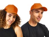 Бейсболка Detroit 6-ти панельная, оранжевый Бейсболка Detroit 6-ти панельная, оранжевый