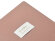 Ежедневник недатированный А5 Morandi. Пыльная роза с нашивкой, пыльно-розовый