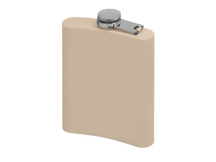 Фляжка 240 мл Remarque soft touch, 304 сталь, бежевый