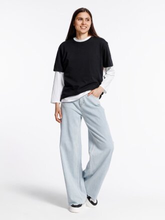 Футболка унисекс Streetwise, черная Футболка унисекс Streetwise, черная