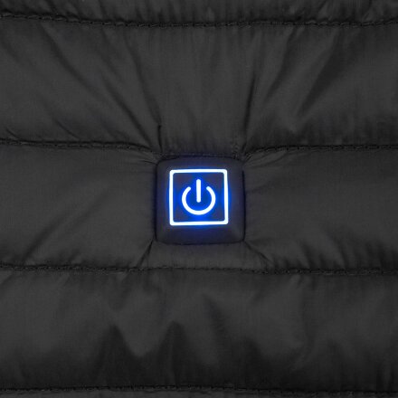 Куртка с подогревом Thermalli Meribell, черная Куртка с подогревом Thermalli Meribell, черная