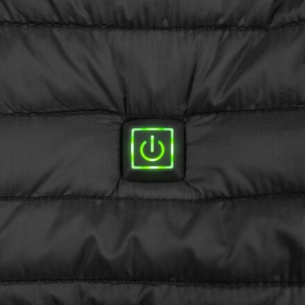 Куртка с подогревом Thermalli Meribell, черная Куртка с подогревом Thermalli Meribell, черная