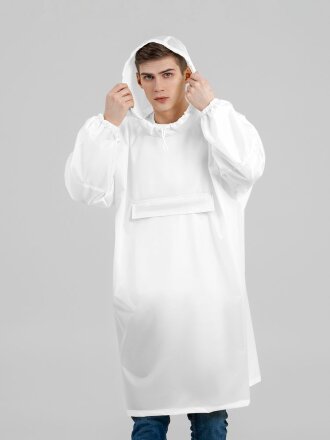 Дождевик-анорак Alatau, белый, единый размер Дождевик-анорак Alatau, белый, единый размер