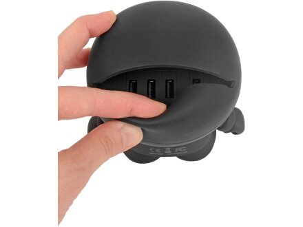 USB Hub XOOPAR BOY, черный USB Hub XOOPAR BOY, черный