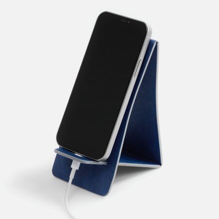 Подставка для телефона Petrus, синяя Подставка для телефона Petrus, синяя