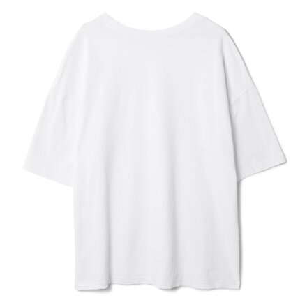 Футболка унисекс оверсайз Crosstown, белая Футболка унисекс оверсайз Crosstown, белая