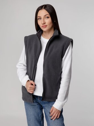 Жилет флисовый Manakin, темно-серый Жилет флисовый Manakin, темно-серый