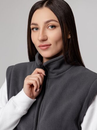 Жилет флисовый Manakin, темно-серый Жилет флисовый Manakin, темно-серый