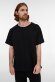 Футболка унисекс оверсайз T2, черная Футболка унисекс оверсайз T2, черная