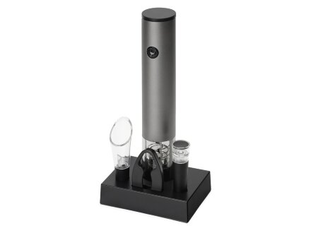 Набор винных аксессуаров Palermo с электрическим штопором на док-станции Набор винных аксессуаров Palermo с электрическим штопором на док-станции