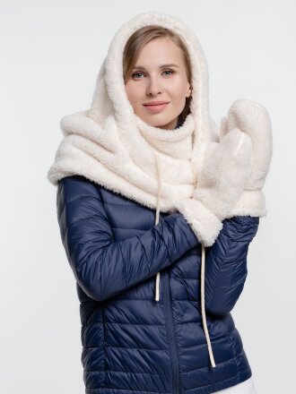 Варежки Flocky, молочно-белые Варежки Flocky, молочно-белые