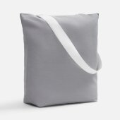 Шопер B5, серый с широкими белыми ручками Шопер B5, серый с широкими белыми ручками