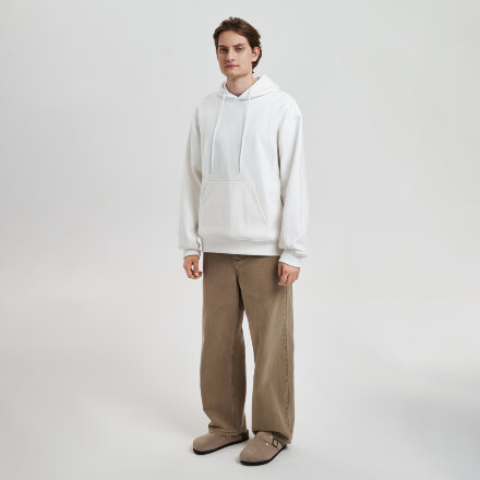 Худи релакс унисекс ADVENTURE, белый, размер 3XL/4XL