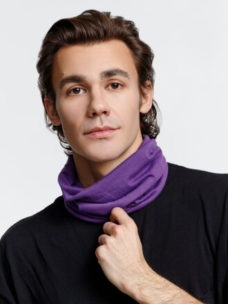 Многофункциональная бандана Dekko, фиолетовая Многофункциональная бандана Dekko, фиолетовая