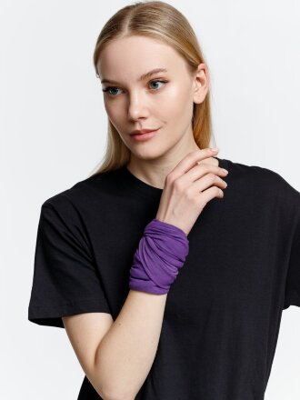 Многофункциональная бандана Dekko, фиолетовая Многофункциональная бандана Dekko, фиолетовая