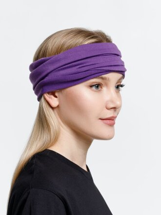 Многофункциональная бандана Dekko, фиолетовая Многофункциональная бандана Dekko, фиолетовая