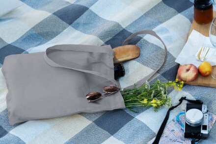 Холщовая сумка Strong 210, серая Холщовая сумка Strong 210, серая