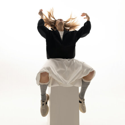 Ветровка (анорак) оверсайз унисекс RISSMAN, черная Ветровка (анорак) оверсайз унисекс RISSMAN, черная